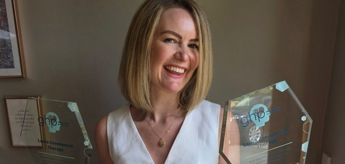 Laura Greenwood Therapy Celebrates Double Win at GHP Mental Health Awards 2025